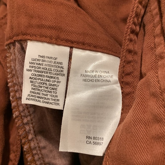 Lucky Brand Broiler Suit in rust color - Picture 15 of 16